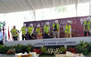 Ground Breaking Fasilitas Produksi Radio Pharmacy di KBN Cilincing Jakarta