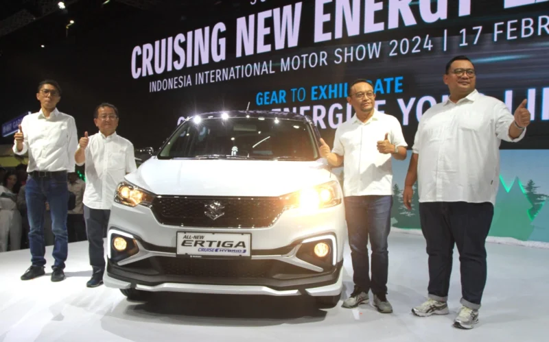 Suzuku All New Ertiga Hybrid Cruise di IIMS 2024 (Foto/Suzuki)