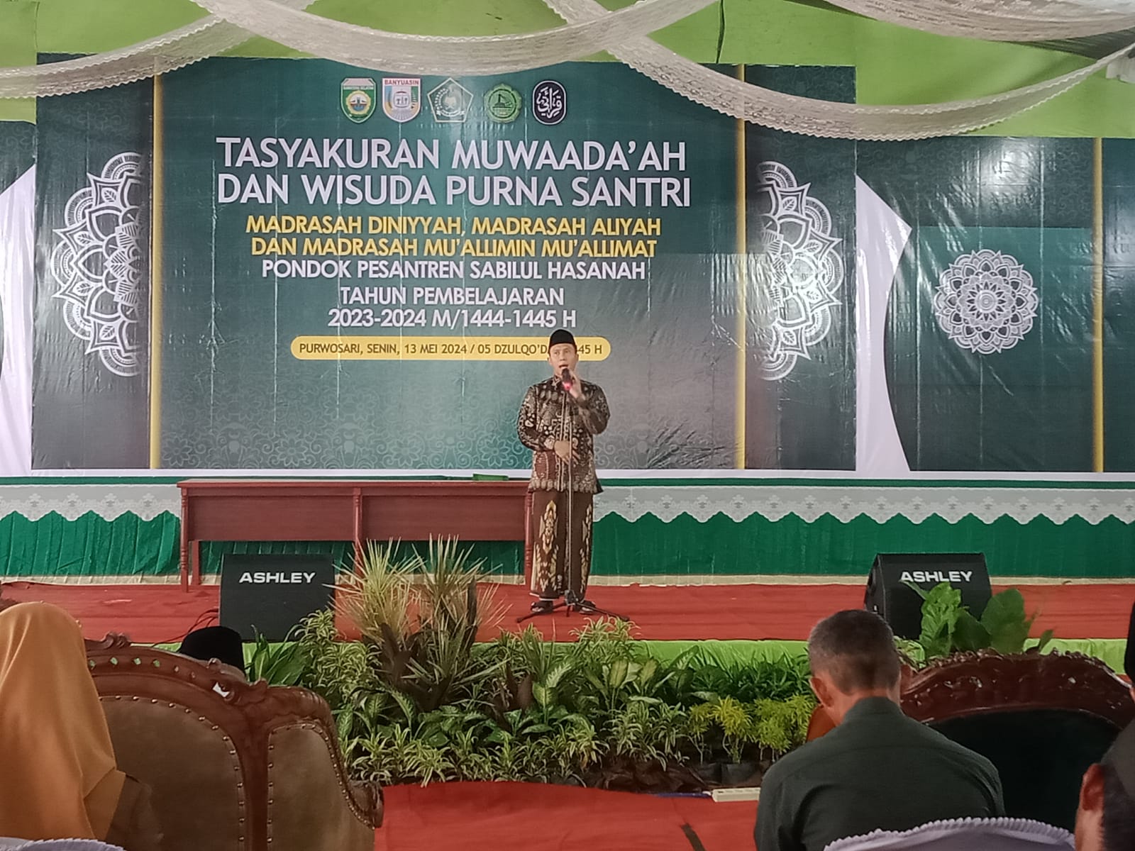 Pondok Pesantren Sabilul Hasanah Mengadakan Tasyakuran Muwaada Ah Dan