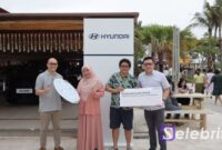 Para pemenenag di Lucky Wheel Drive Hyundai di Aloha Beach, PIK 2 (HMID)