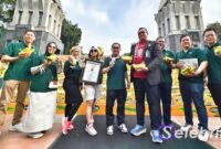 Pajangkan Pisang di GBK, Sunpride Pecahkan Rekor MURI UntukPajanagan Pisang Terbesar (Sunpride Indonesia)