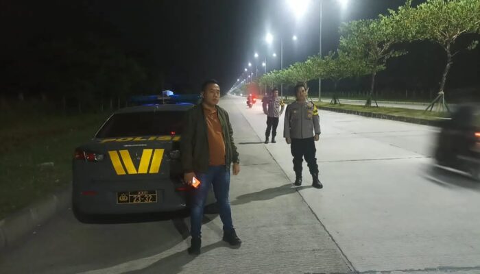 Crgah Aksi Kejahatan Malam Hari, Polsek Pasar Kemis Polresta Tangerang Patroli Mobile