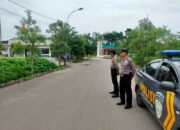 Anggota Polsek Rangkasbitung Polres Lebak Patroli Siang Hari Ke Pemukiman warga