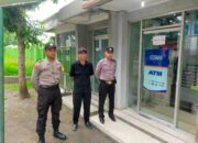 Anggota Polsek Rangkasbitung Polres Lebak Kontrol ATM Center Bank BRI Jalan Soekarno Hatta Rangkasbitung