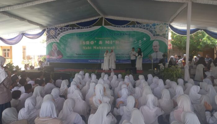 SMP Negeri 19 Palembang Memperingati Isro Dan Mi’raj Nabi Muhammad SAW