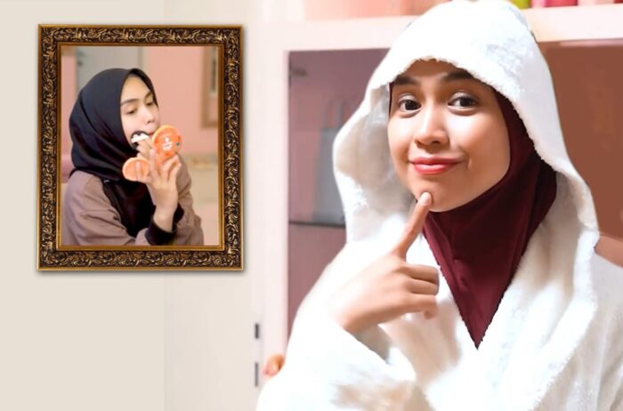 ria ricis tampil memukau buat lebaran berkat cushion kojic plankton (Foto/Ist)