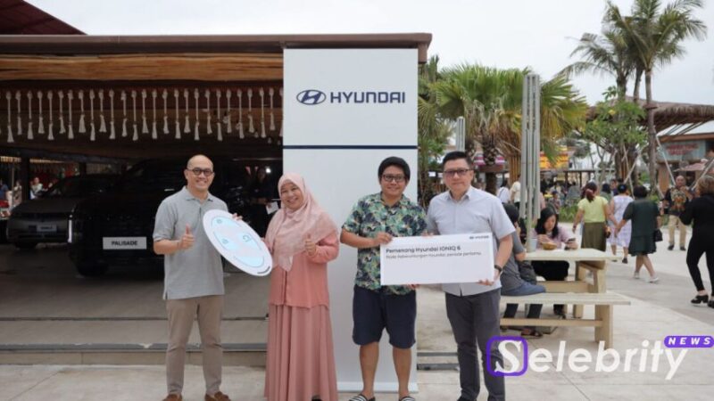 Para pemenenag di Lucky Wheel Drive Hyundai di Aloha Beach, PIK 2 (HMID)