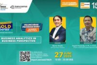 Pamflet Acara PT Transcosmos Commerce bersama BINUS University, (Sumber: VRITIMES.com)