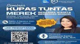 Seminar Kupas Tuntas Merek, KDC bersama Komunitas Wanita Berbisnis Bogor (Sumber: VRITIMES.com)