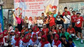 Lomba Makan Bakso Tercepat HUT RI Ke-79 Warga Cengkareng Barat RW 6 RT 4, 5, dan 6 (Ist)