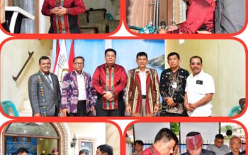 BUPATI SAMOSIR VANDIKO TIMOTIUS GULTOM HADIRI PERESMIAN KANTOR SEKRETARIAT DPP PPRNB