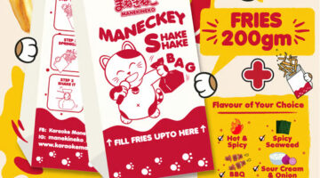 Karaoke Manekineko Introduces “Shake Shake Fries” to Complement Leisure Dining Trends