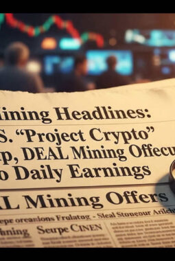 Cloud Mining Headlines: Amid U.S. “Project Crypto” Shakeup, DEAL Mining Offers a Secure Path to Daily Earnings