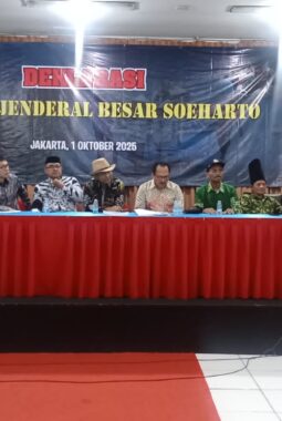 Deklarasi Institut Jenderal Besar Soeharto di Gedung Juang Jakarta, 1 Oktober 2025