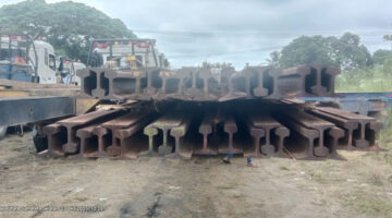 KAI Logistik Distribusi 1.350 Ton Rel untuk Prasarana Perkeretaapian Nasional