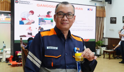 KAI Divre III Palembang Gelar Tes Narkoba Pegawai