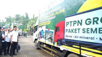 PTPN Group Bergerak Cepat, Salurkan Bantuan Pangan untuk Korban Bencana Alam di Sumatera