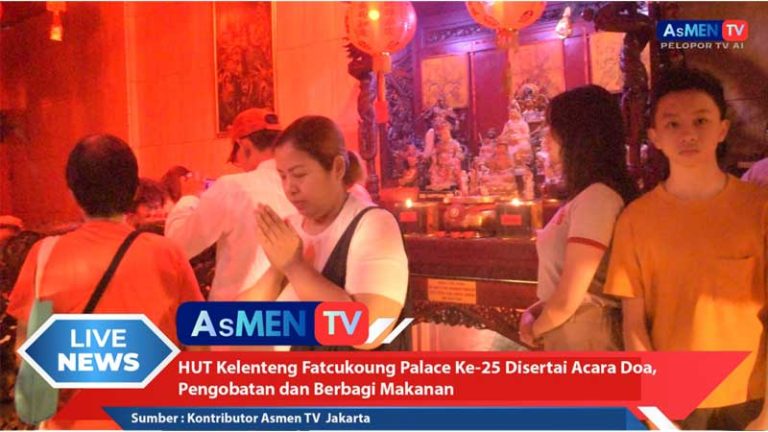 Fakta Menarik: HUT Ke-25 Kelenteng Fatcukoung Palace Diisi Doa, Pengobatan, dan Berbagi Makanan