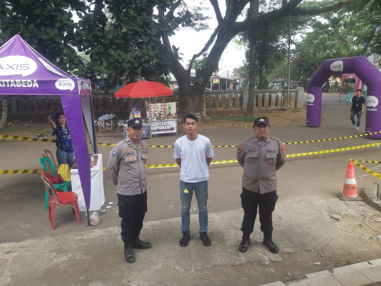 Berikan Edukasi Kamtibmas Ke Panitia Futsal di Gor Ona Rangkasbitung Oleh Kanit Samapta Polsek Rangkasbitung