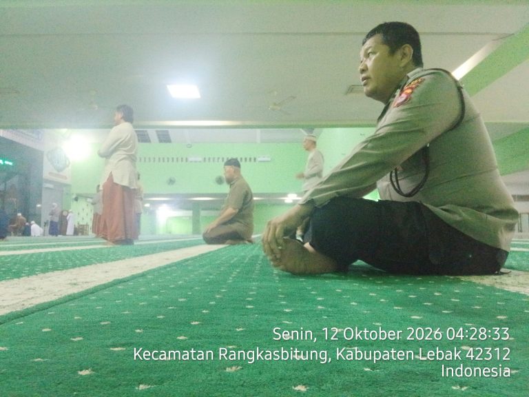 Polsek Rangkasbitung Polres Lebak Rutin Jumling Program Kapolda Banten