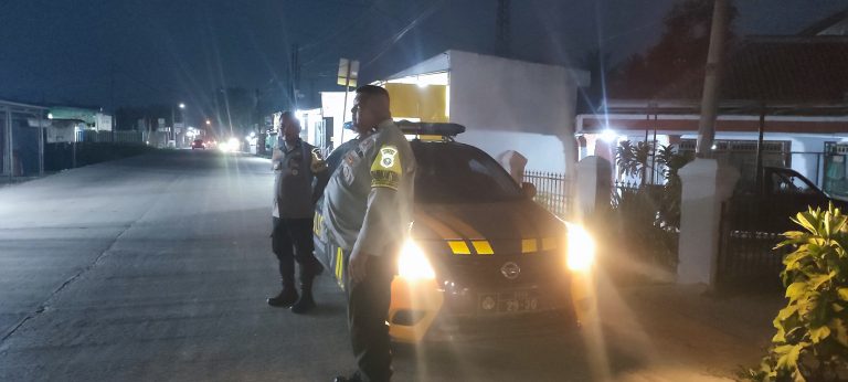 Personel Polsek Rangkasbitung Polres Lebak Patroli Dialogis Ke Jalan Maulana Yusuf,Cegah C3