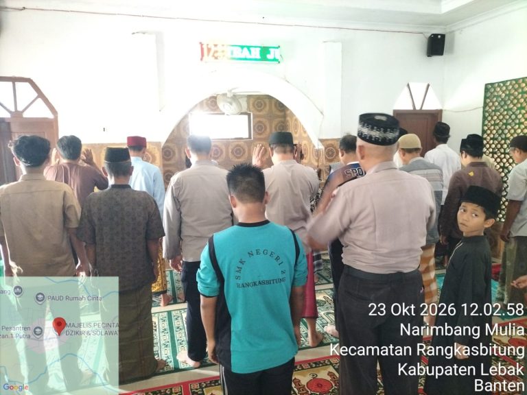Mendukung Program Quik Wins Kapolri,Polsek Rangkasbitung Giat Jumling Bersama Tokoh Agama Untuk Menjaga Kamtibmas Tetap Kondusif