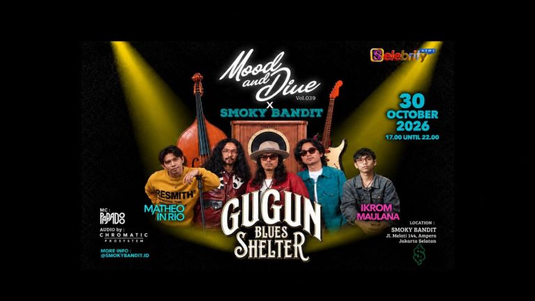 Mood and Dine Vol.039 dan Smoky Bandit Berkolaborasi Tampilkan GBS, Matheo In Rio dan Ikrom Maulana